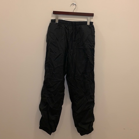 Wilson Black Nylon Cuffed Track Pants size M - Picture 2 of 10